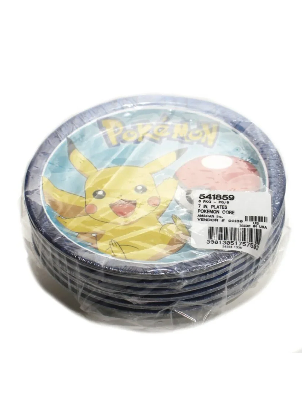 Lot Of 48 Amscan 541859 Pokemon Party Supplies Paper Dessert Plates 7
